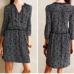 Maeve Galen Tassel Dots Drop-Waist Dress